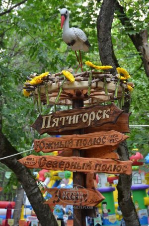 Указатели из массива, навигация для парка