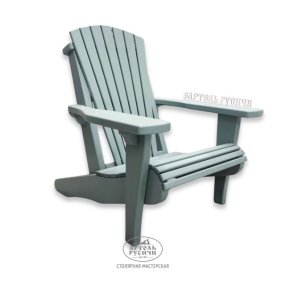 Адирондак  увеличенный – садовое кресло из массива дерева для улицы