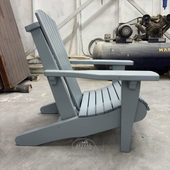 Адирондак  увеличенный – садовое кресло из массива дерева для улицы