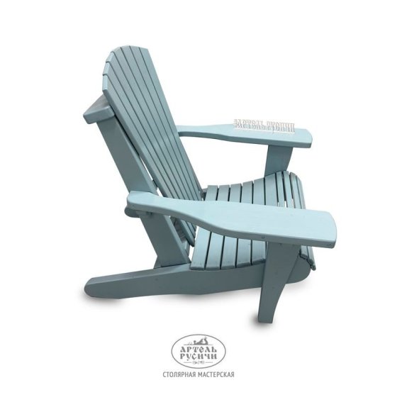 Адирондак  увеличенный – садовое кресло из массива дерева для улицы