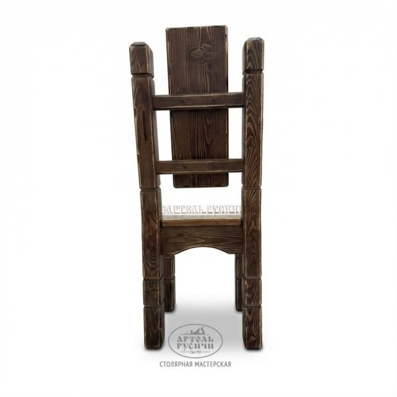 Стул деревянный с резьбой под старину «Суздальский»