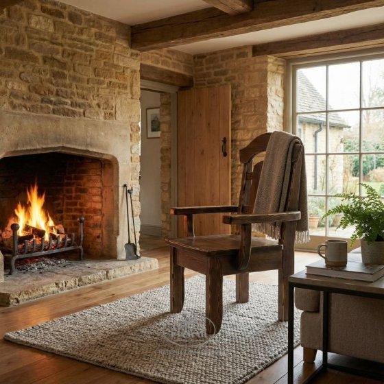 Кресло из дерева под старину «Белгородское»