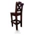 Высокий барный стул «Прованс» из массива дерева