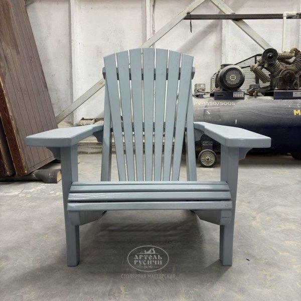 Характеристики Адирондак  увеличенный – садовое кресло из массива дерева для улицы