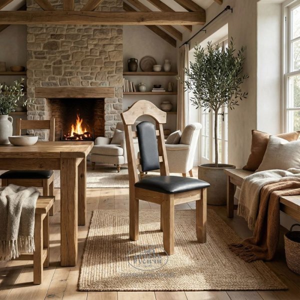 Характеристики Стул из массива дерева с мягкими сидушкой и спинкой «Белгородский»