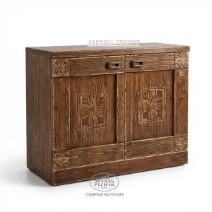 Комод из массива дерева «Суздальский» для бани 