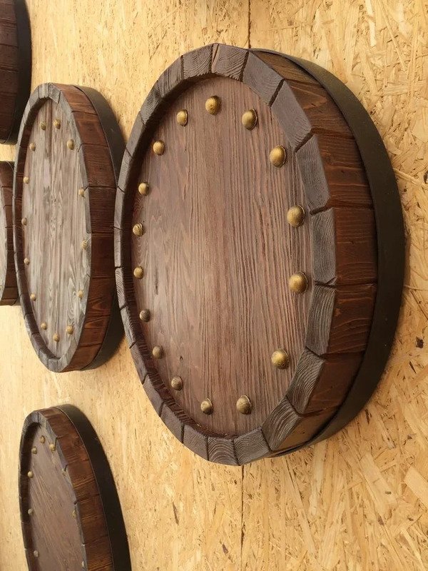 Декоративные деревянные бочки для интерьера
